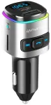 Autolaadija 4smarts Media&Assist 2 FM Bluetooth multimeediumsisendi ja k&auml;ed-vabad funktsiooniga h&otilde;bedane