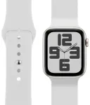 Obal:Me nutikella rihm Apple Watch (38/40/41 mm) jaoks | silikoonist | valge