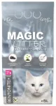 Litter for cat toilets - Placek WC MAGIC LITTER Bentonite Ultra White with Carbon 5L