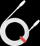 Canyon CC100SC andmeedastus- ja laadimiskaabel | USB-C kuni USB-C | 100W | 1.2m | valge