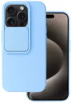 Camshield Soft telefoni &uuml;mbris iPhone 15 Pro Max sinine (kaamera kaitsega)