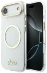 Guess IML Script Metal telefoni &uuml;mbris MagSafe toega iPhone 17 Air l&auml;bipaistev