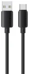 USAMS U98 andmeedastus- ja laadimiskaabel | USB-A kuni USB-C | 15W | must