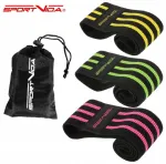 SportVida 3in1 K&otilde;rge takistusega Hip Band kummid tuharate ja alakeha lihaste jaoks 32/36/40cm*7.6cm