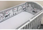 Voodipehmendus 360 cm POLAR BEAR grey Ankras