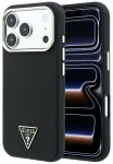 Guess Kevlar Triangle Logo telefoni &uuml;mbris MagSafe toega iPhone 18 Pro | iPhone 17 Pro must