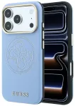 Guess Perforated 4G Gold Logo telefoni &uuml;mbris MagSafe toega iPhone 18 Pro Max | iPhone 17 Pro Max sinine