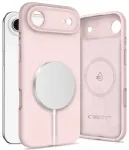 TECH-PROTECT Silicone telefoni &uuml;mbris MagSafe toega iPhone 17 Air roosa