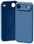 Mercury Semi-Silicone telefoni&uuml;mbris MagSafe toega iPhone 17 Air jaoks, sinine