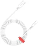 Canyon AC18SC andmeedastus- ja laadimiskaabel | USB-A kuni USB-C | 18W | 1.2m | valge