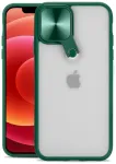 Tel Protect Cyclops telefoni &uuml;mbris iPhone 12 Pro roheline (kaamera kaitsega)