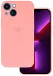 Vennus Silicone Heart telefoni &uuml;mbris iPhone 14 Plus roosa (disain 1)