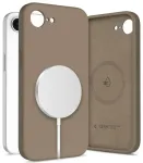 TECH-PROTECT Silicone telefoni &uuml;mbris MagSafe toega iPhone 16E | iPhone 17E pruun