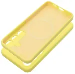 Silicone 2mm telefoni &uuml;mbris MagSafe toega Samsung Galaxy S25 Ultra (S938) kollane