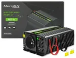 Qoltec Pure Sine Wave Inverter Monolith | 300W | 600W | 24V to 230V