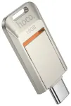 Pendrive 16GB USB 3.0 (USB C) Hoco UD17 nickel