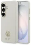 Guess Rhinestone Round Logo telefoni &uuml;mbris MagSafe toega Samsung Galaxy S26 (S942) beež