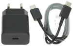 Samsung EP-T1510EBE reisilaadija | 15W | USB-C | USB-C kuni USB-C kaabliga komplektis | must (OEM)