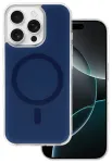 Glossy telefoni &uuml;mbris MagSafe toega iPhone 16 Pro tumesinine