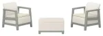 Aiam&ouml;&ouml;bli komplekt Scandi Linea Balcony Set kiviklibuhall/salveiroheline kivitoon