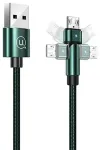 USAMS U60 SJ478USB02 andme- ja laadimiskaabel | USB-A kuni Micro USB | 10W | 1m | roheline