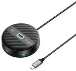Orico YS1-C2 USB-jaotur | USB-C kuni USB 3.0, USB 2.0 | must