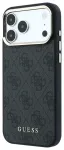 Guess PU Leather 4G Gold Frame MagSafe &Uuml;mbris mudelile iPhone 18 Pro, Must