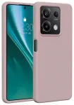 Etteri silikoonist telefonikorpus Xiaomi Redmi Note 13 5G jaoks, heleroosa