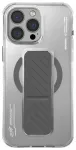 Skinarma case Axon iPhone 16 Pro 6.3" Magnetic Charging + Grip Stand titanium