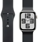 Obal:Me nutikella rihm Apple Watch (42/44/45/46/49 mm) jaoks | silikoonist | must