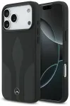 Mercedes Leather The Move MagSafe toega &uuml;mbris telefonile iPhone 17 Pro Max, must