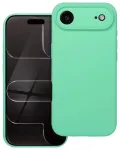 Silicone 2mm telefoni &uuml;mbris MagSafe toega iPhone 17 Air roheline