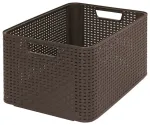 Kast Style L 43,6x32,6x23cm tumepruun