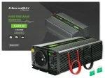 Qoltec Pure Sine Wave Inverter Monolith| 600W | 1200W | 24V to 230V