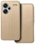 DUAL POCKET Raamatuhoidik XIAOMI Redmi Note 13 Pro Plus 5G kuldne