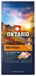Toit koertele &ndash; Ontario Adult Medium, Fish and Brown Rice, 12 kg
