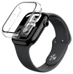 AmazingThing Radix Glass nutikella &uuml;mbris Apple Watch (46 mm) jaoks | sisseehitatud klaasiga | l&auml;bipaistev