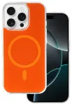 Glossy telefoni &uuml;mbris MagSafe toega iPhone 16 Pro oranž