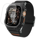 Spigen Lite Fit Pro nutikella &uuml;mbris Apple Watch Ultra 1/2/3 (49 mm) jaoks | sisseehitatud klaasiga | must