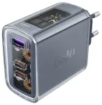 Acefast A45 seadelaadija | 65W | GaN | USB-A, USB-C | hall