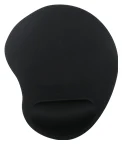 Hiirematt Gembird MP-ERGO-01, Black, Ergonoomiline randmetoega
