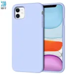 Riff Plan & Soft silikoonist tagakaas pehme sisev&otilde;rguga Apple iPhone 12 Mini jaoks, helelilla