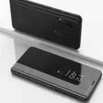 Nutikas &uuml;mbris Riff Smart Clear View mudelile Huawei P40 Lite E / Huawei Y7P, must