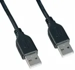 USB 2.0 AM/AM kaabel 1,50 m filtriga Must