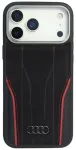 Audi R8 telefoni&uuml;mbris MagSafe toega, iPhone 17 Pro Max, must-punane