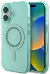Guess GUHMP16MPFTDTEN iPhone 16 Plus 6.7" roheline k&otilde;va &uuml;mbris IML Rhinestones MagSafe