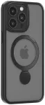 Comma Joy Shark telefoni &uuml;mbris MagSafe toega aluse ja iPhone 15 Plus must