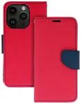 Fancy raamatut&uuml;&uuml;pi telefoni &uuml;mbris iPhone 12 | iPhone 12 Pro roosa tumesinine