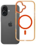 FRAME CLEAR HYBRID MAG telefoni &uuml;mbris MagSafe toega iPhone 17 oranž