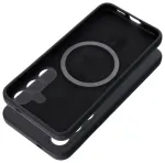 Silicone 2mm telefoni &uuml;mbris MagSafe toega Samsung Galaxy S25 Edge (S937) must